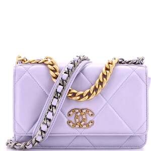 Chanel 19 Wallet On Chain Quilted #205108C43B